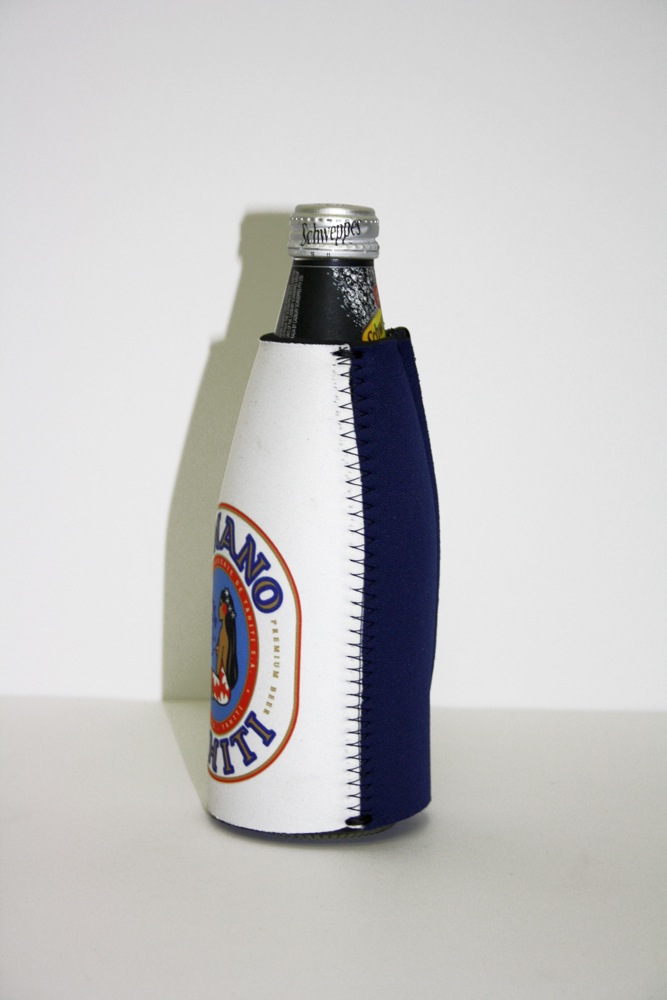 Stubby Cooler with Zipper - Zig Zag Seams