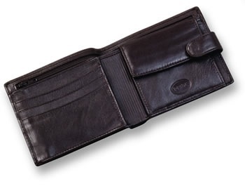 Top Grain Leather Wallet (Blk, Brn)
