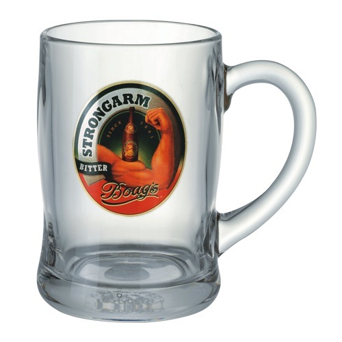 Twin Benidorm Beer Mugs Black