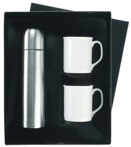 Flask & Mugs Gift Set 