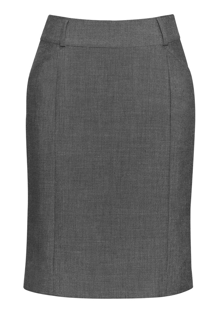 Ladies Panelled Skirt with Rear Split