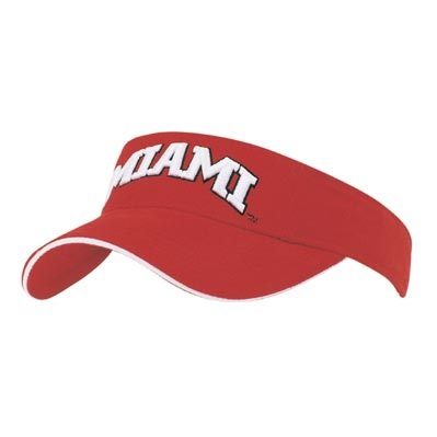 Brushed Heavy Cotton Visor With Sandwich
