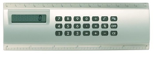 Calculator Ruler Combo