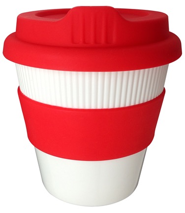 11oz/320ml Plastic Karma Kup Silicon Lid - Reusable Coffee Cup