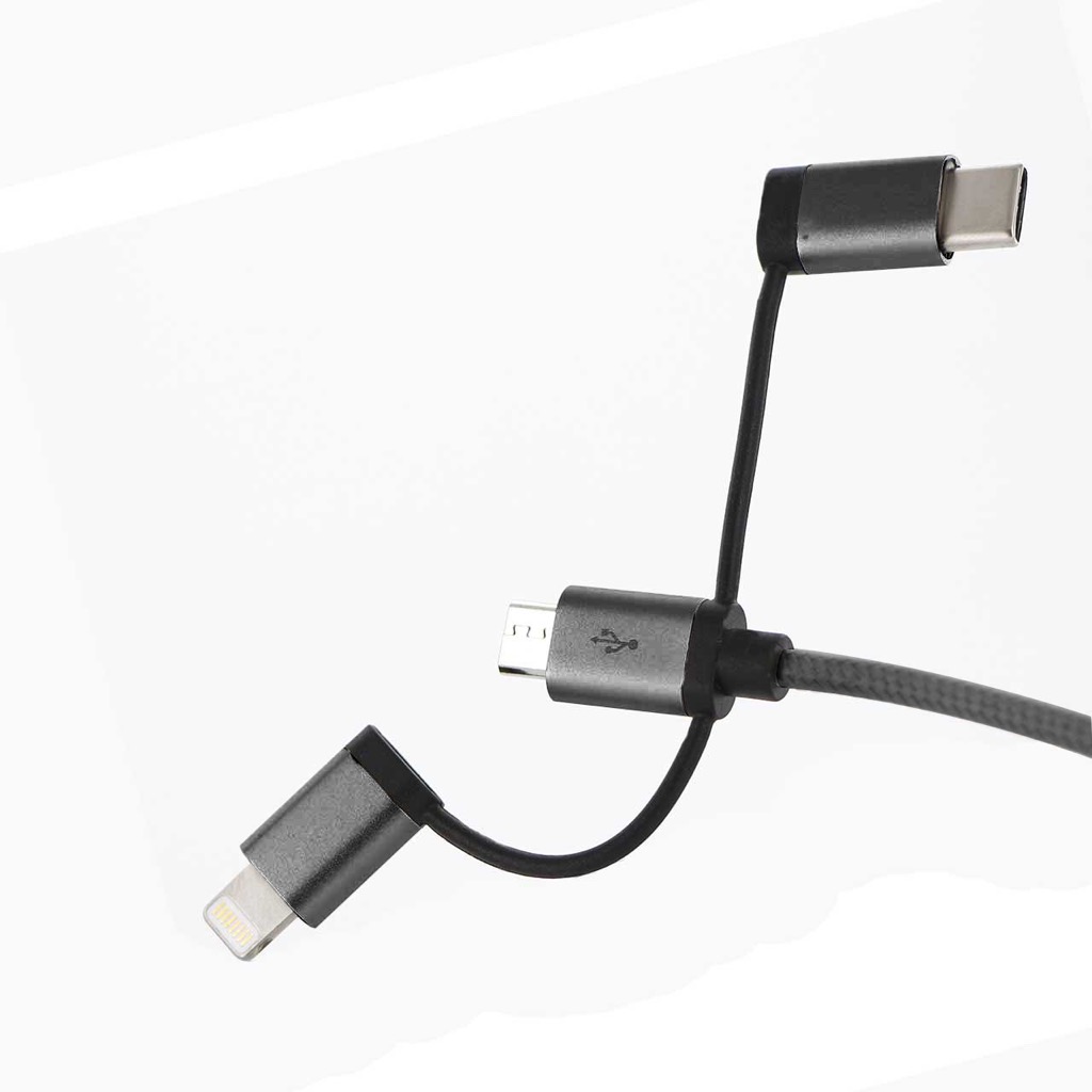 iCables MFI - USB-C, Ligthning, Micro USB 
