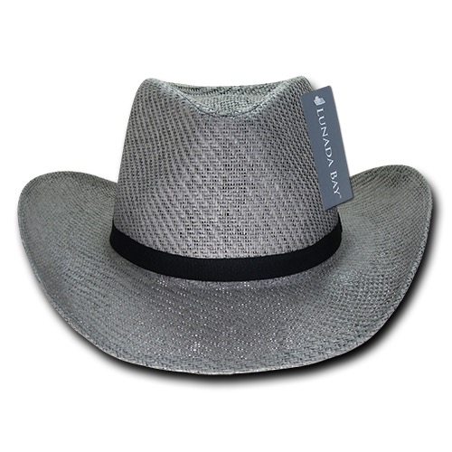 Paper Mesh Cowboy Hat Plain