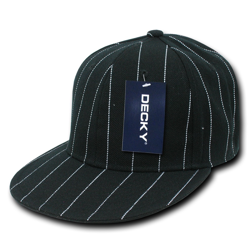 Pin Striped Fitted Cap