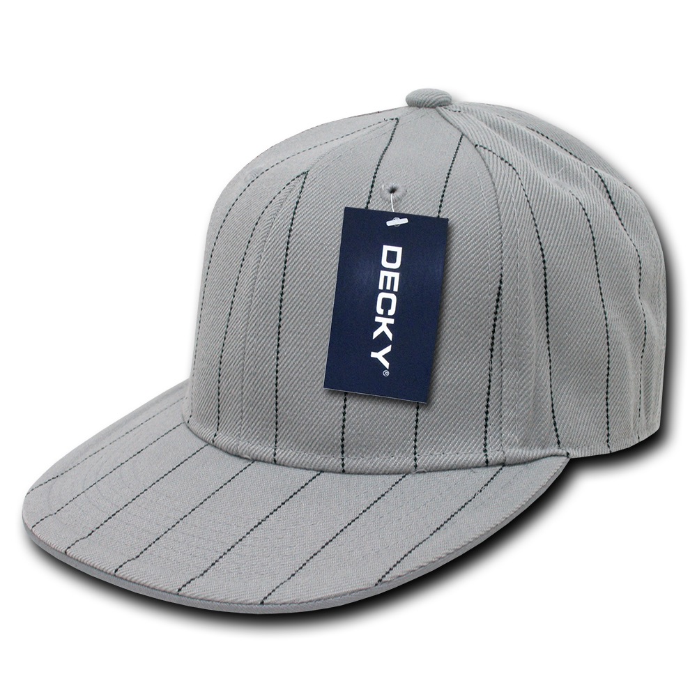 Pin Striped Fitted Cap