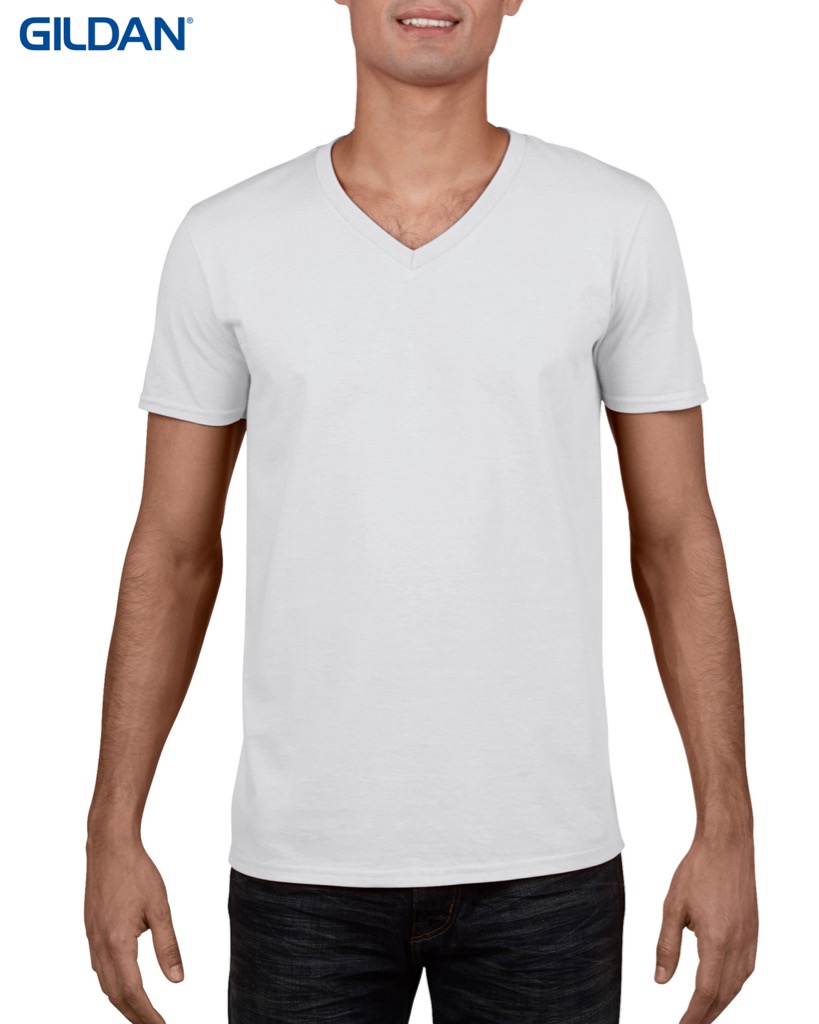 Gildan Sofystyle Adult V-Neck T-Shirt