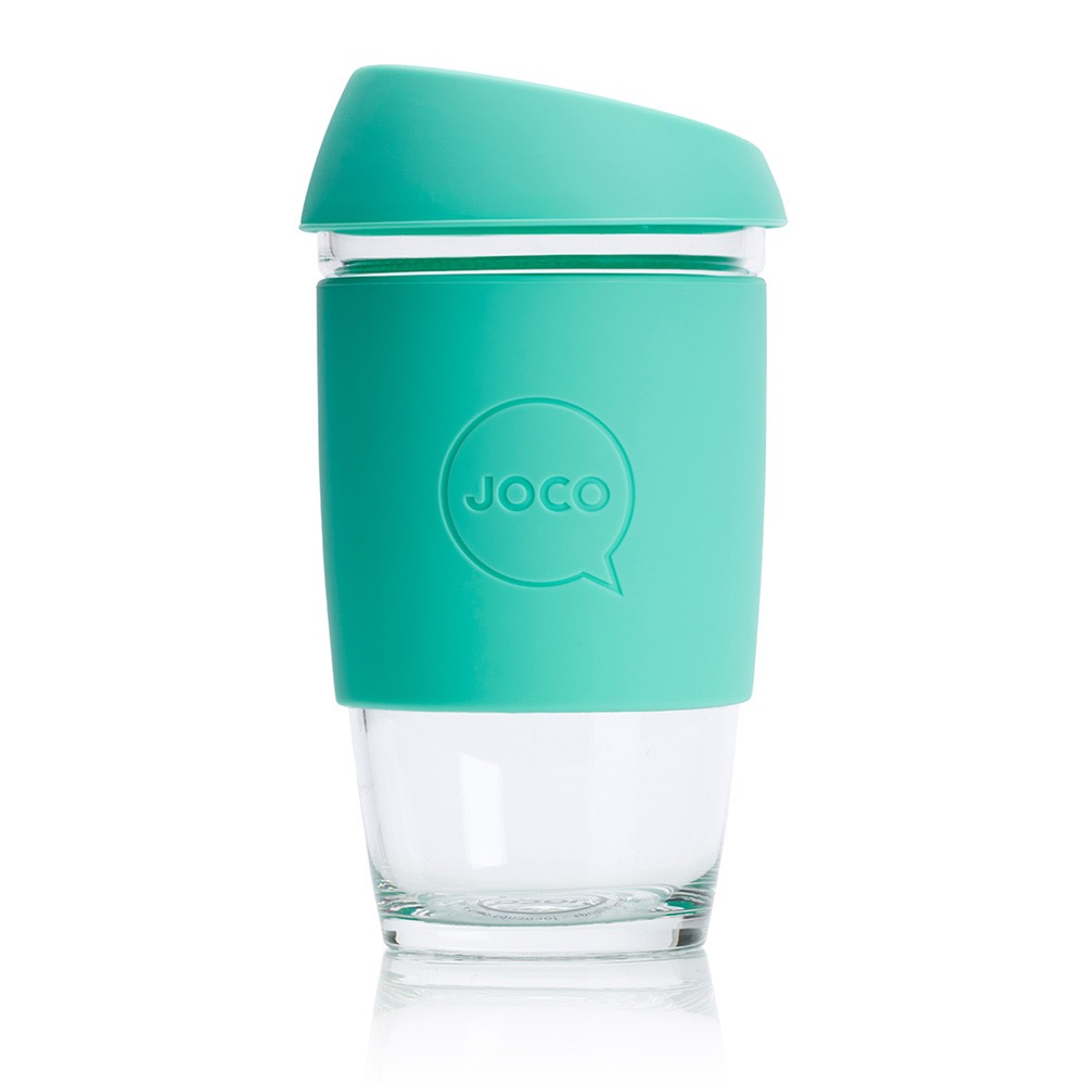 JOCO Reusable Glass Tea & Coffee Cup