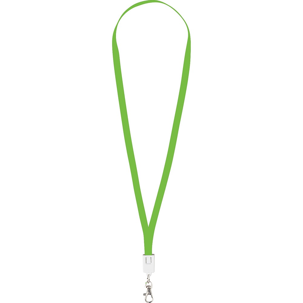 Charging Cable Lanyard with Clips
