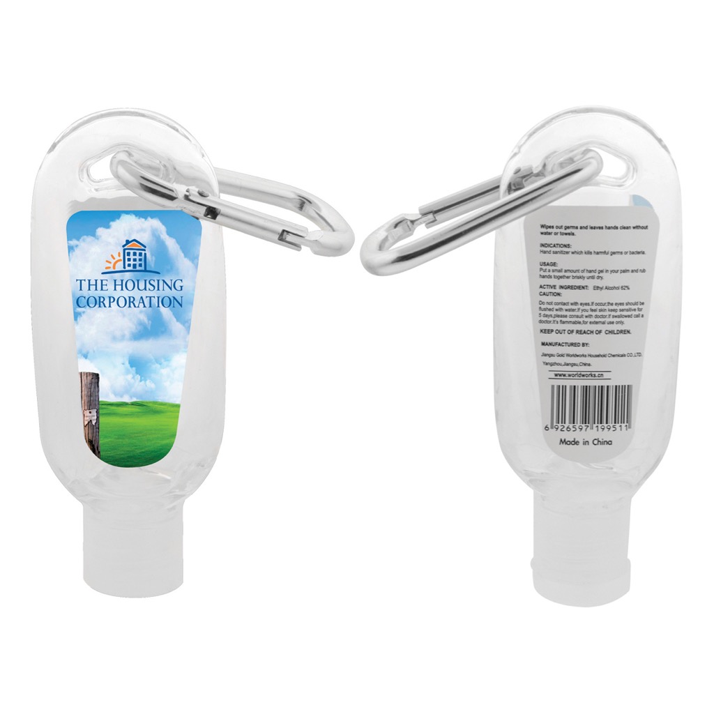 60mL Hand Sanitiser with Carabiner