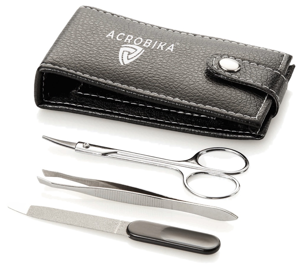 Manicure Set 5 Pieces - Travel Leather Look Pouch