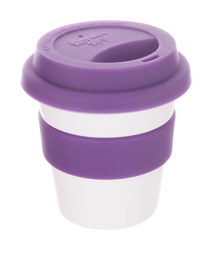 Coffee Cup Or Mug 4oz/120ml Plastic Karma Kup Piccolo Silicon Lid Reusable