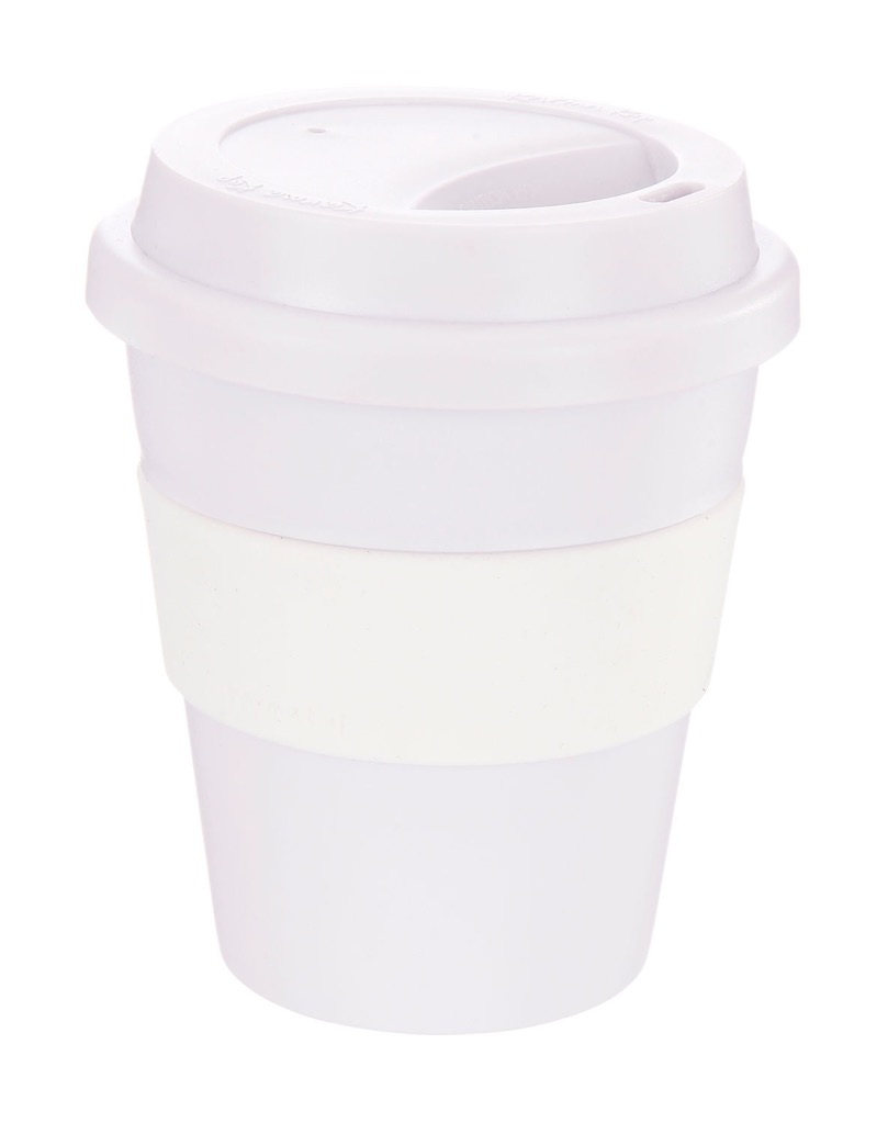 Coffee Cup / Mug11oz/320ml Plastic Karma Kup Plastic Aura Lid Reusable