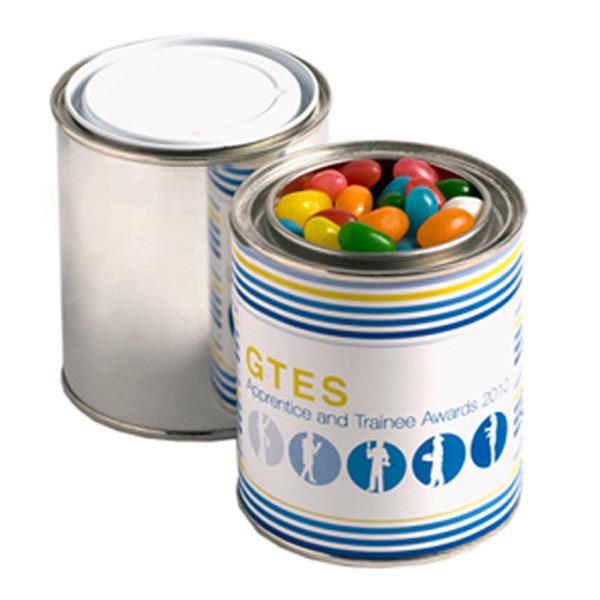Paint Tin Filled with Jelly Beans 225G (Mixed Colours or Corporate Colours)