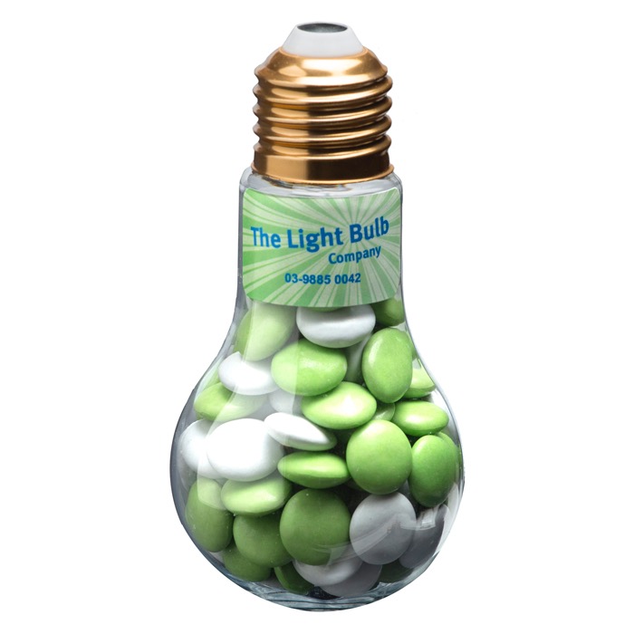 Light Bulb with Choc Beans 100G