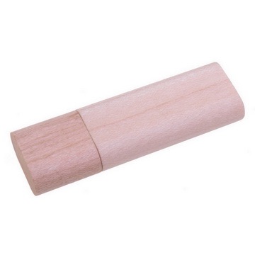 Rounded Wooden Flash Drive