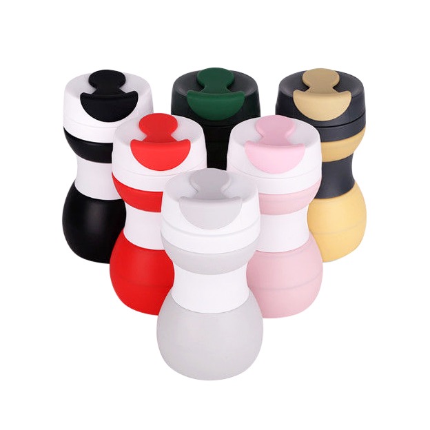 500Ml Collapsible Silicone Coffee Travel Cup