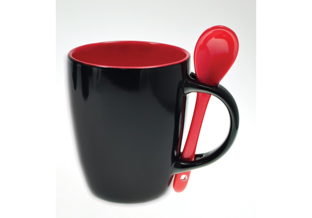 Coffee Mug With Spoon