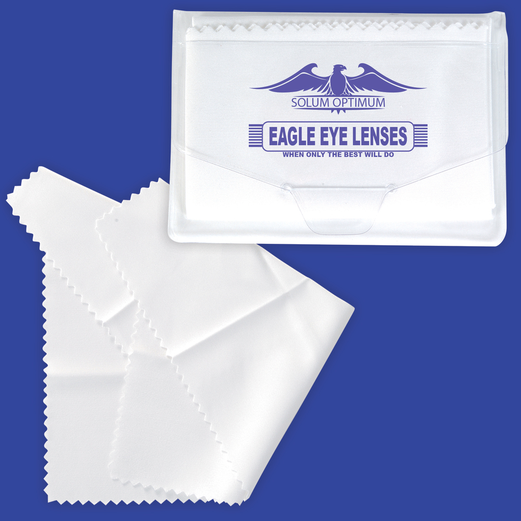 White Microfibre Lens Cloth | Brand Promotions