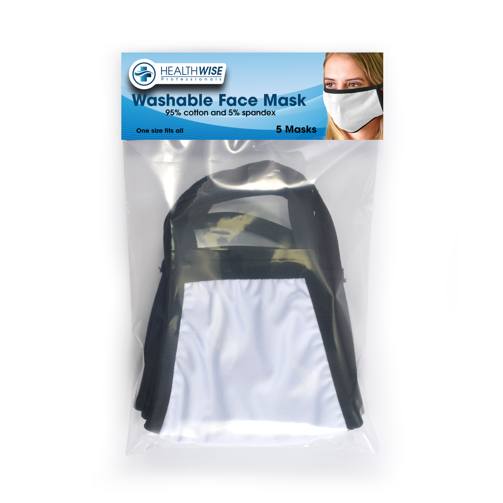 5 Pack - Shield Face Masks