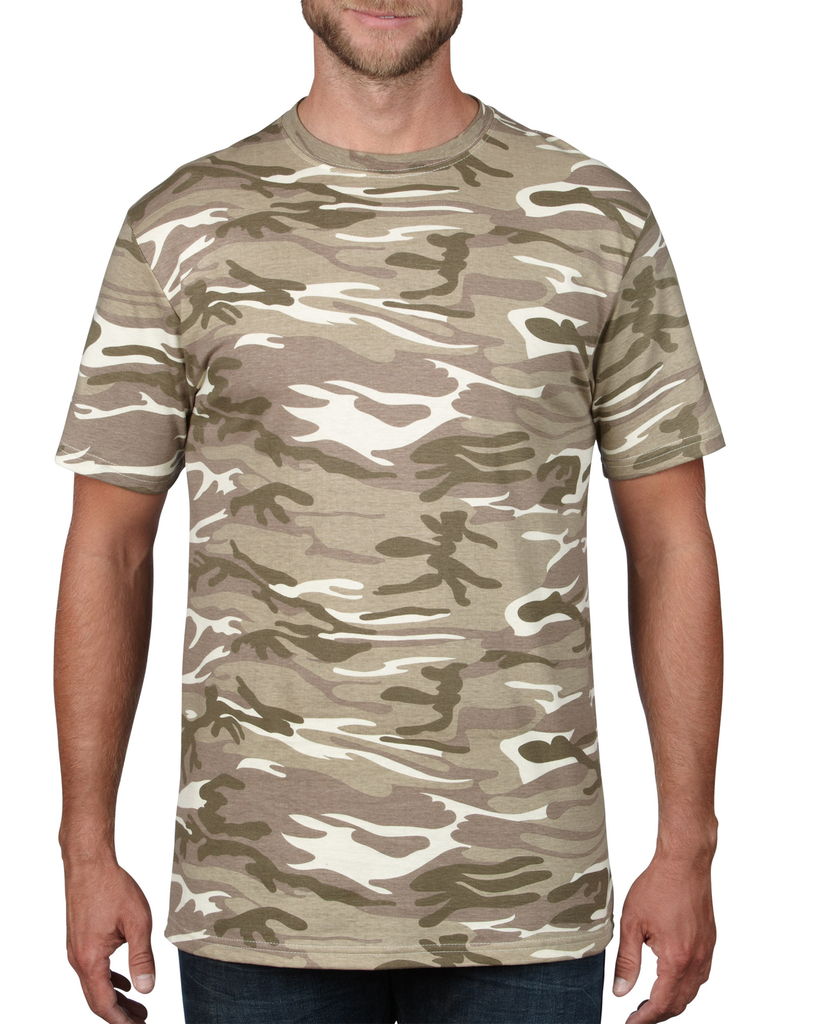 Anvil Midweight Adult Camouflage T-Shirt
