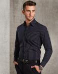 Men's Pin Stripe Long Sleeve Shirt