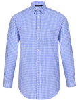 Men's Gingham Check Roll-Up L/S Shirt