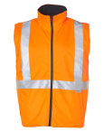 Hi-Vis Reversible Safety Vest With X Pattern 3m Tapes