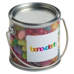 Small PVC Bucket Filled Jelly Belly with Jelly Beans