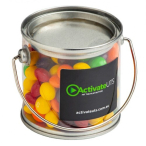 Small PVC Bucket Filled with Skittles 180g