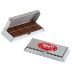 Silver box with Milk Chocolate Bar