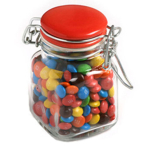 Mini M&Ms in Clip Lock Jar 80G (Mixed Colours Only)