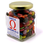 Choc Beans in Square Jar 170G