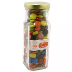 Coloured Choc Beans in Tall Jar 220G