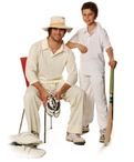 Mens 3/4 Sleeve Cricket Polo