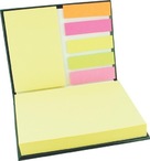 Sticky Note Book With Multiple Tabs And Hard Cover