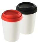 Mug with silicone lid
