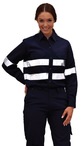 Ladies Cotton Drill Work Shirt with 3M Tapes
