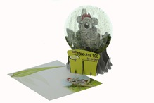 Pop up direct mail card