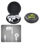 Earbud / Headphone Set in Round EVA
