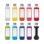 Venus Deluxe Glass Drink Bottle with Silicone Sleeve