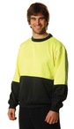 High Visibility Two Tone Crew Neck Safety Windcheater