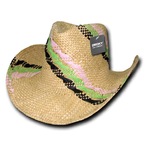 Hillary Yellow Straw Cowboy Hat