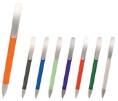 Plastic Pen With Twist Action Large Clip Inca