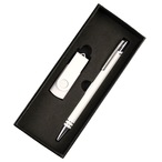 Gift Set with 8Gb Lacquered Rotate Flash Drive & Hawk Pen