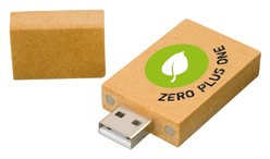 Recycled Paper Rectangle Usb