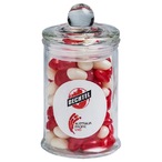 Small Apothecary Jar Filled with Jelly Beans 115g (Mixed or Corporate Colours)