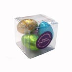 Cube Filled With Mini Easter Eggs X4 Eggs 30G